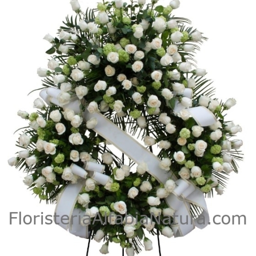 Corona Funeraria de Rosas