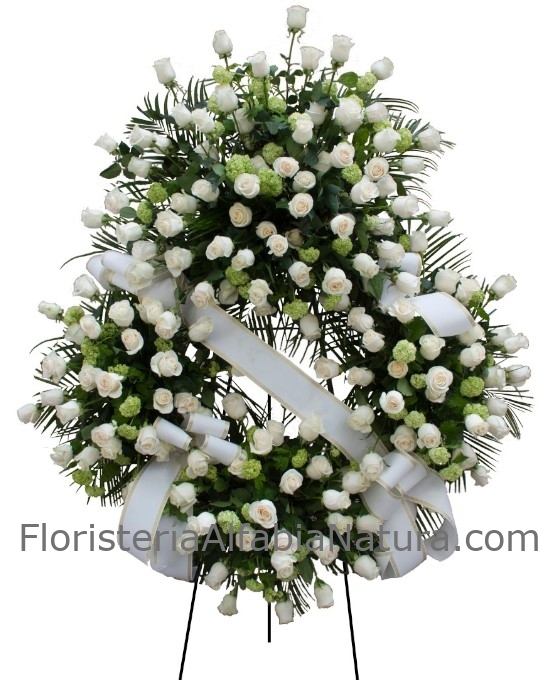 Corona Funeraria de Rosas