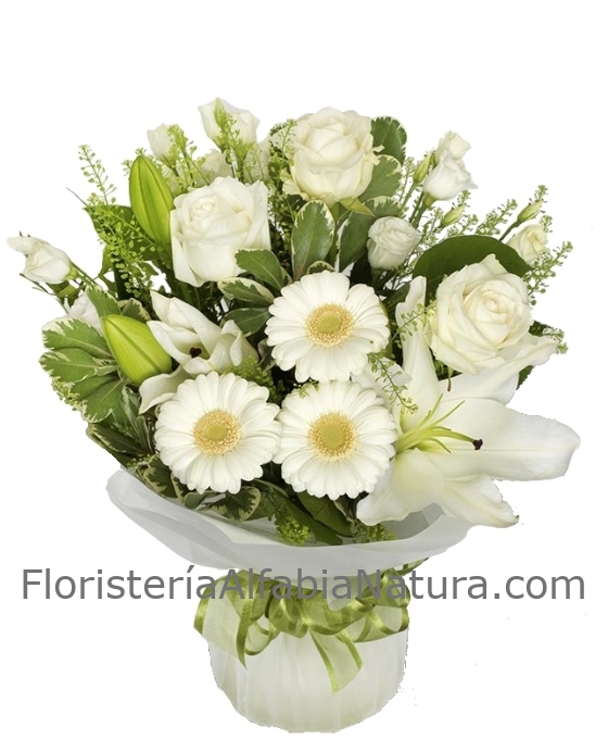 Bouquet Variado tonos Blancos