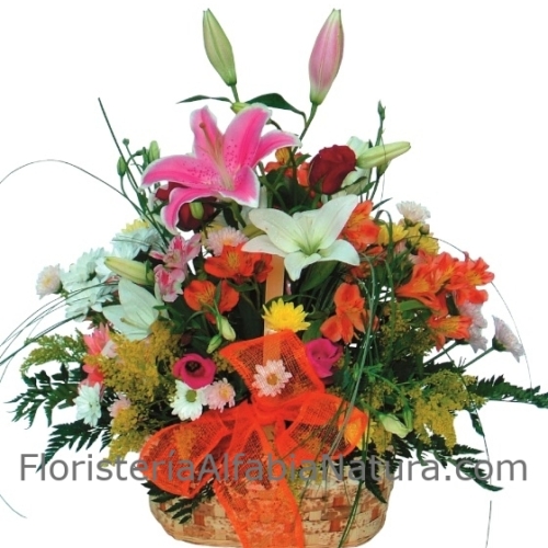 Cesta de Flores regalo