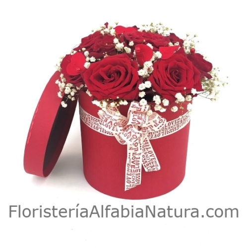 Caja de Rosas Amor Eterno